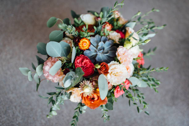VIBRANT + COLORFUL BRIDAL BOUQUET