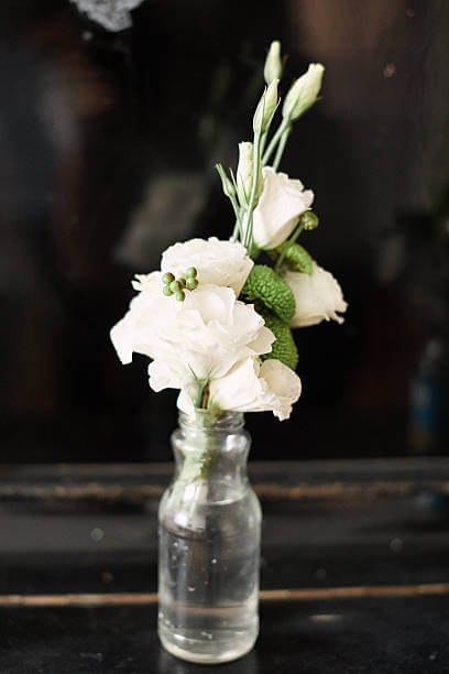 WHITE + GREEN BUD VASES