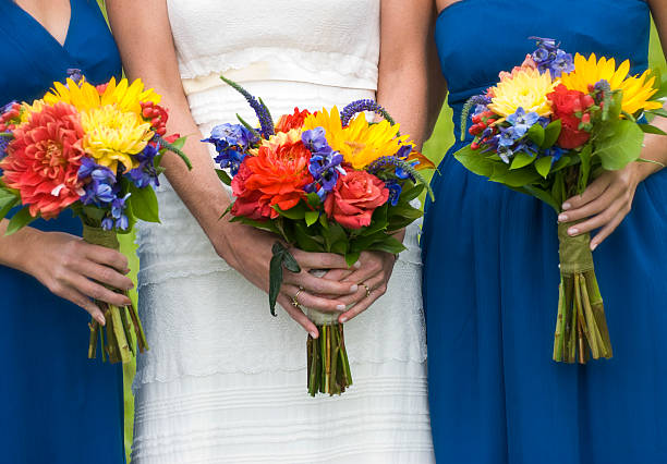 VIBRANT + COLORFUL BRIDESMAID BOUQUET