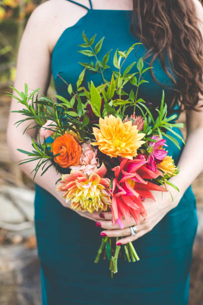 VIBRANT + COLORFUL BRIDESMAID BOUQUET